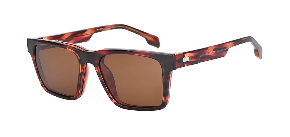 BCM303 C6 optical frame with magnetic sun clip attached