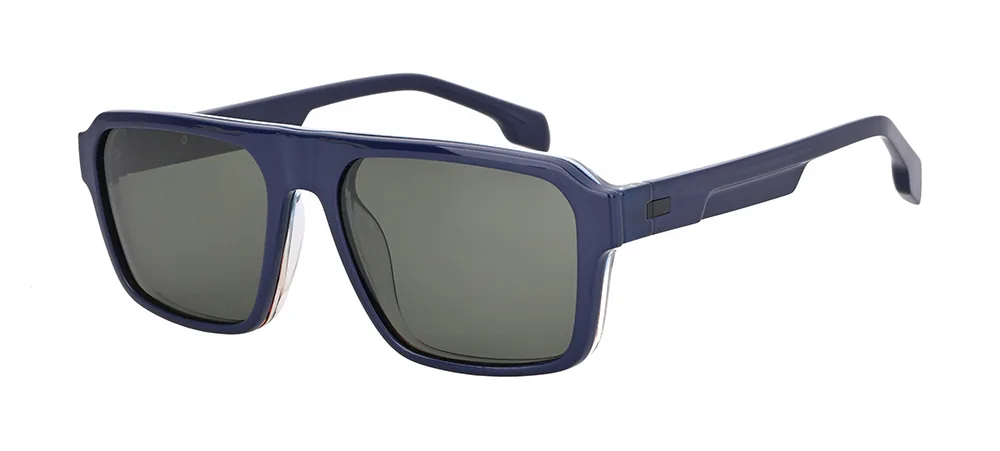 BCM304 C6 optical frame with magnetic sun clip attached