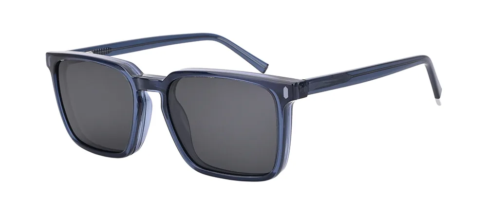 BCM307 C5 optical frame with magnetic sun clip attached