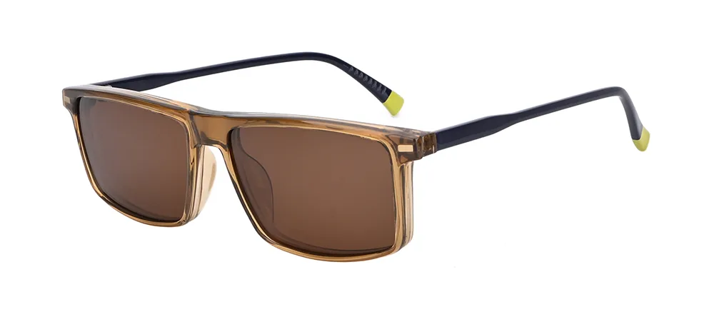 BCM308 C6 optical frame with magnetic sun clip attached