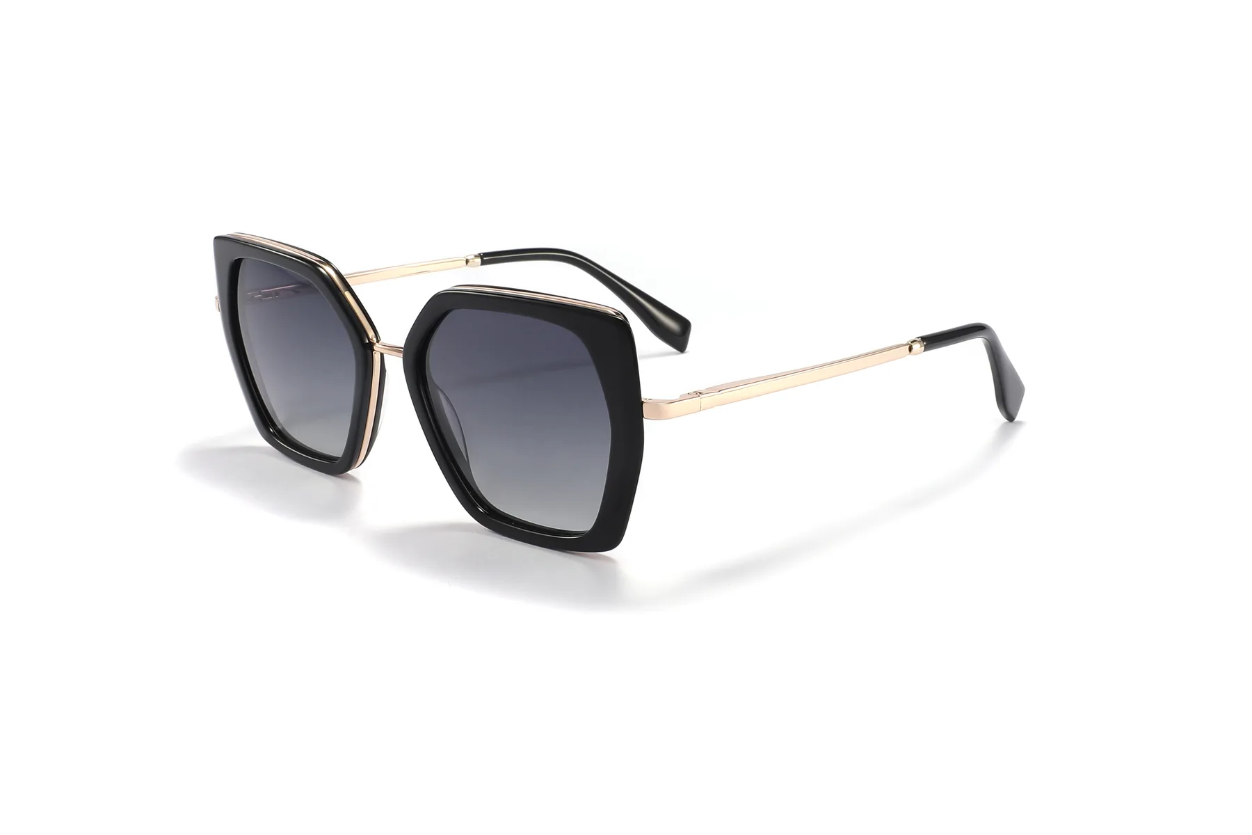 EM1207 acetate sunglasses front view