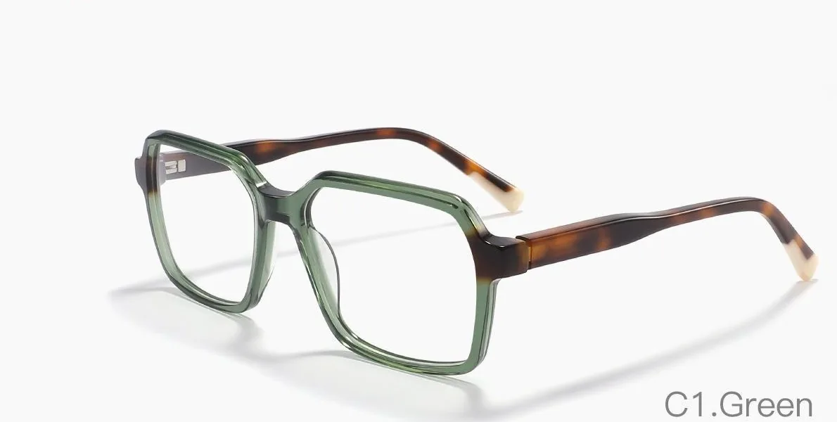 HE3118 C1 C1 muestra fotografiada montura óptica de acetato
