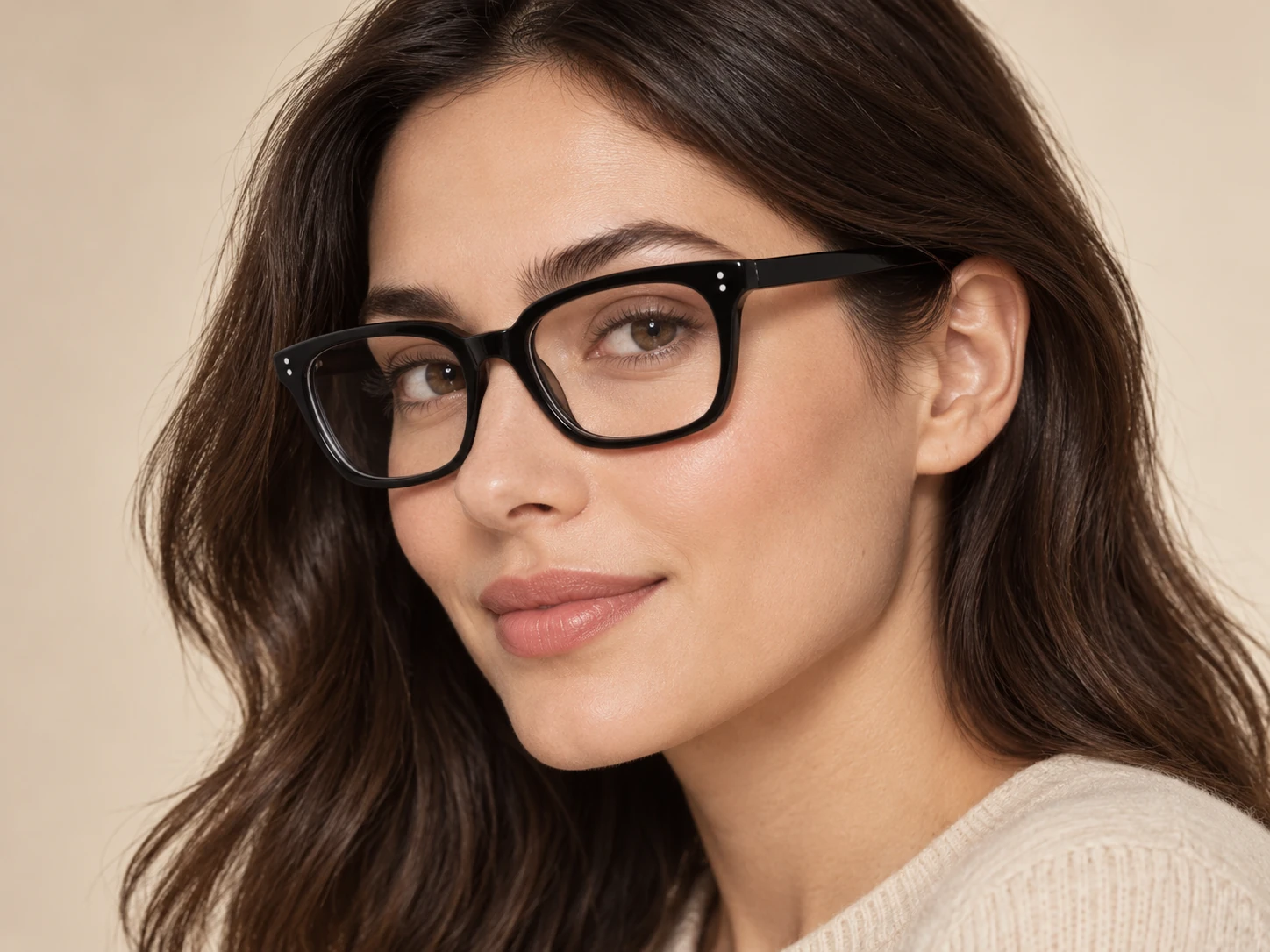 MRB1003 acetate optical frame worn by a model