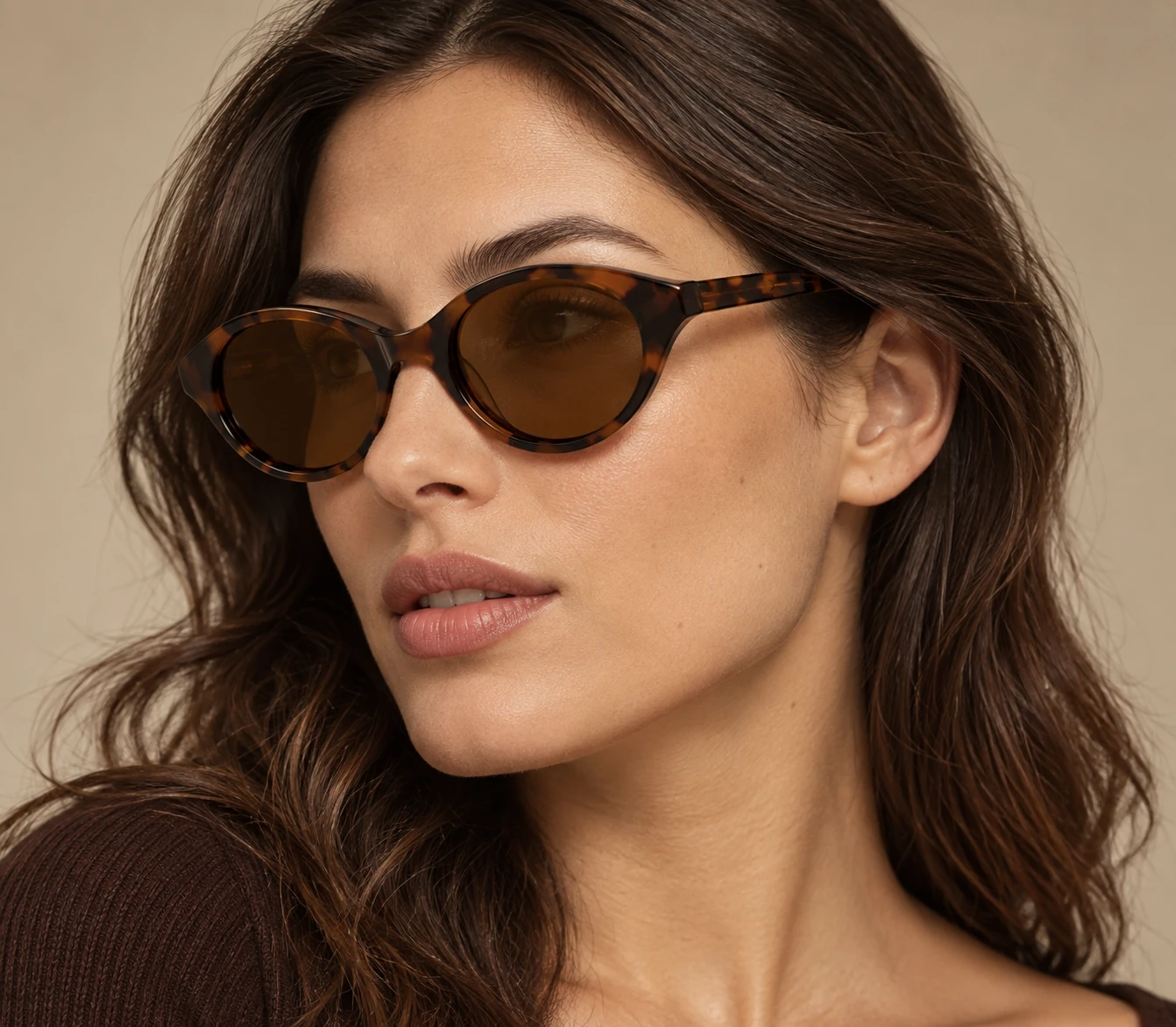 MT011 acetate optical frame worn by a model