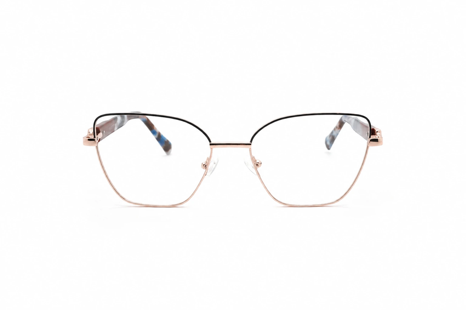 VAL0001 front view metal optical frame