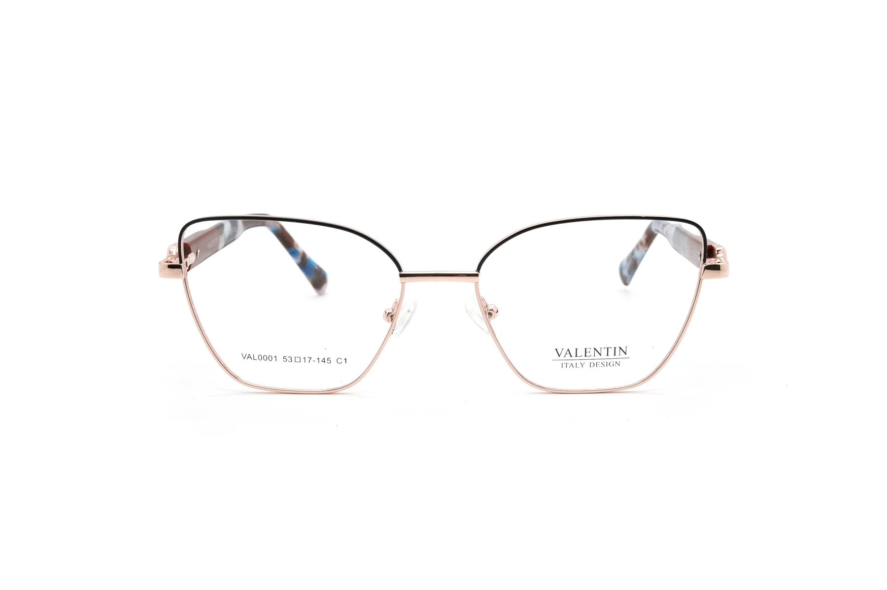 VAL0001 metal optical frame front view