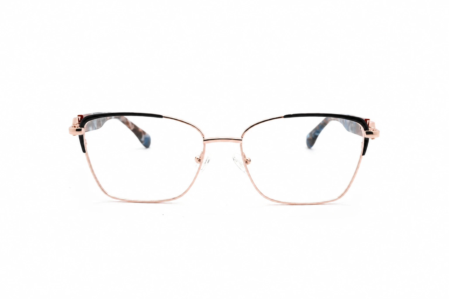 VAL0006 front view metal optical frame