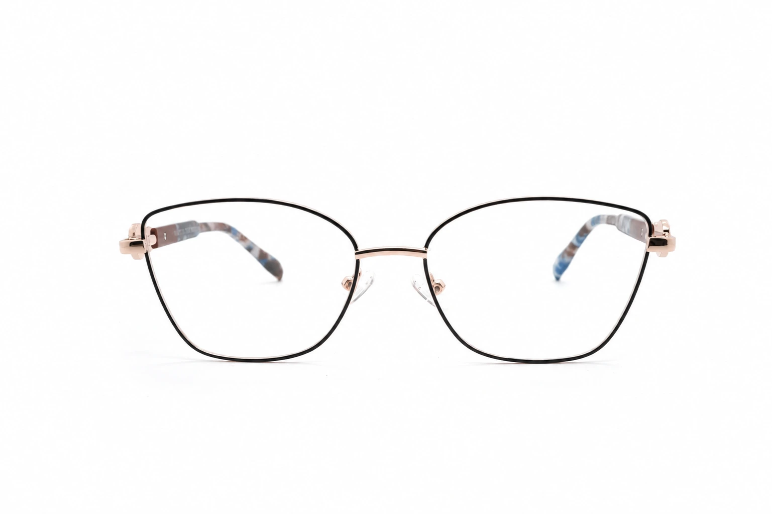 VAL0007 front view metal optical frame