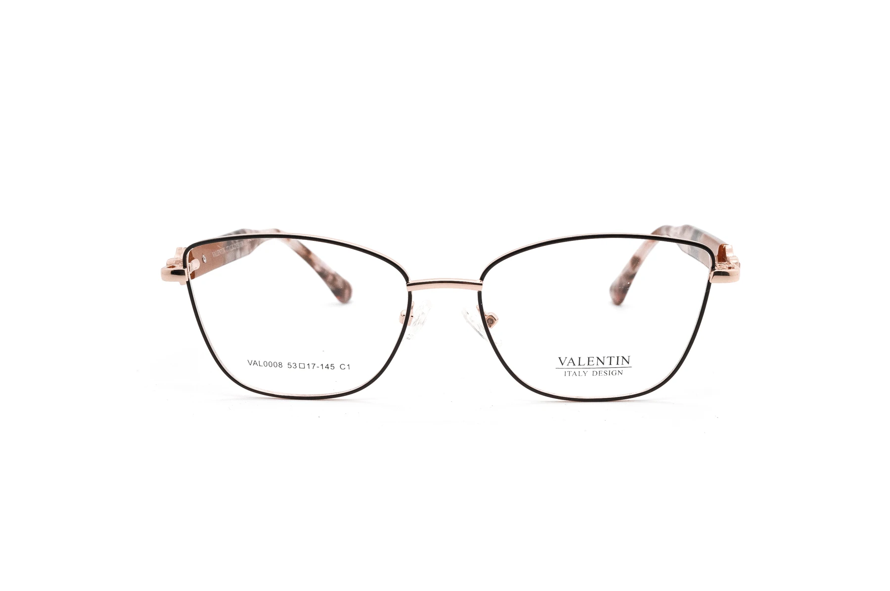 VAL0008 metal optical frame front view