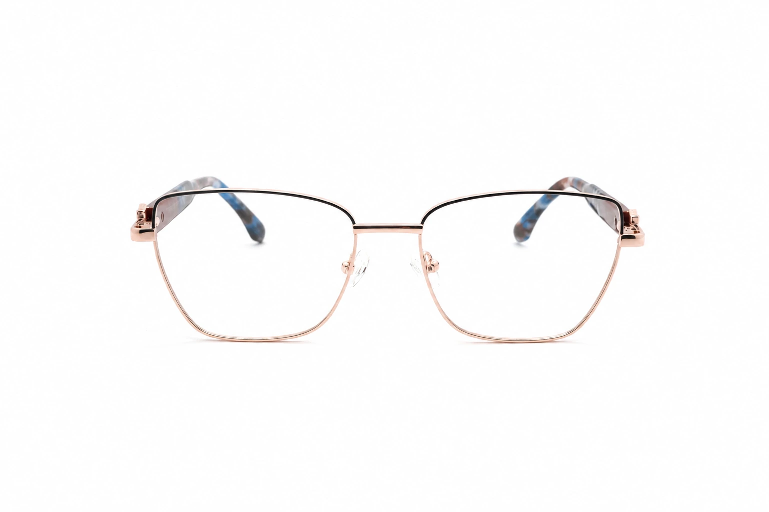 VAL0009 front view metal optical frame