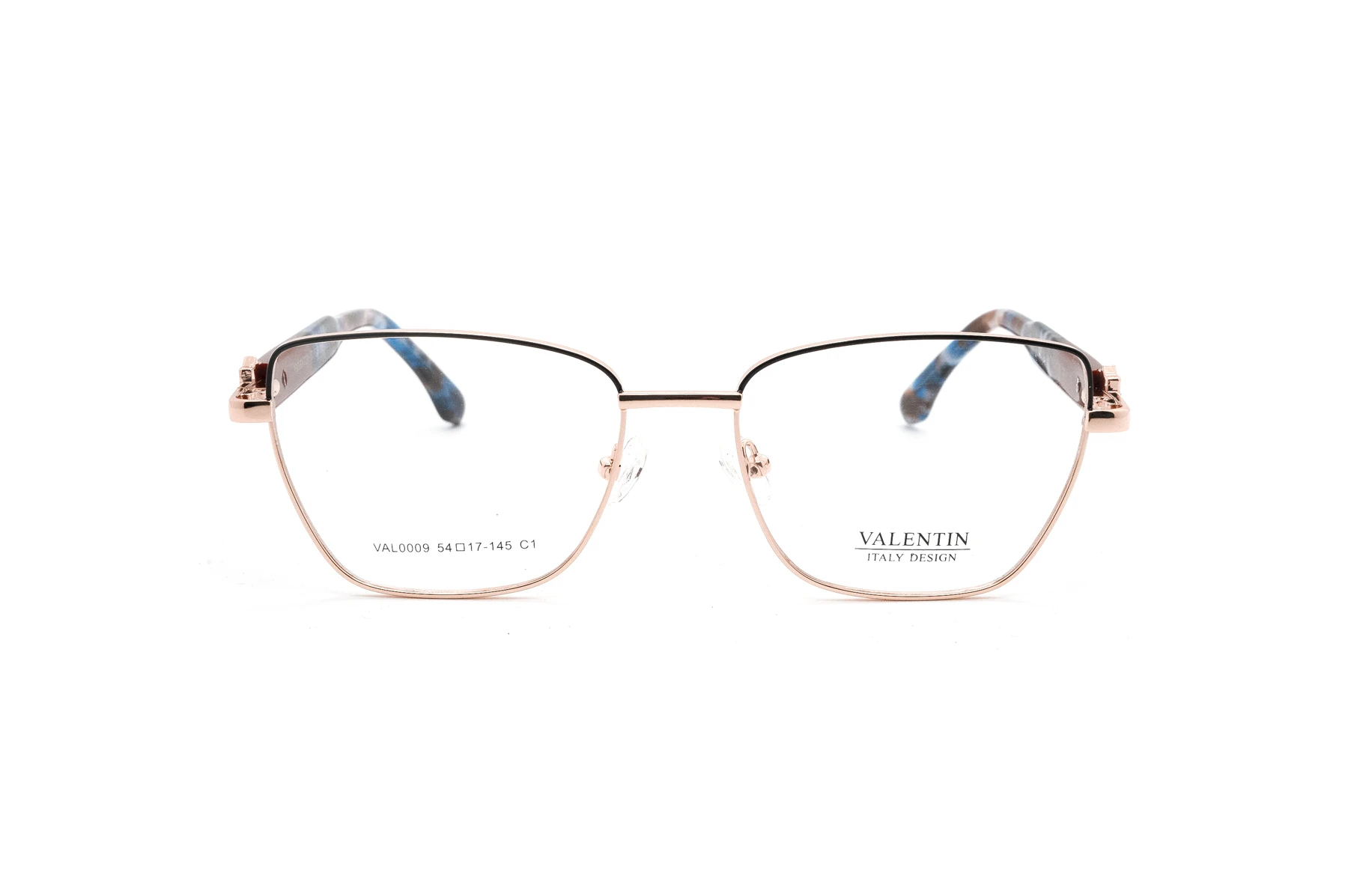 VAL0009 metal optical frame front view