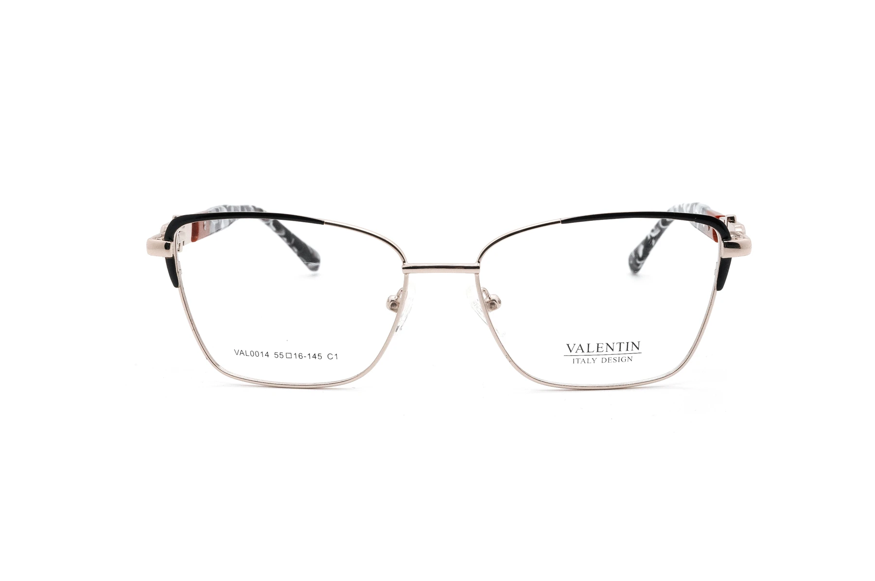 VAL0014 metal optical frame front view