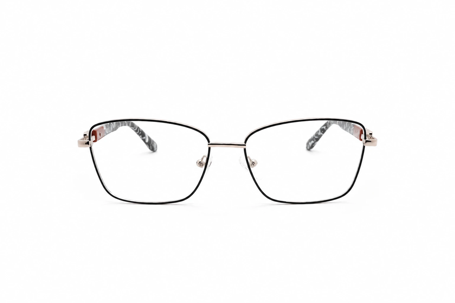 VAL0015 front view metal optical frame