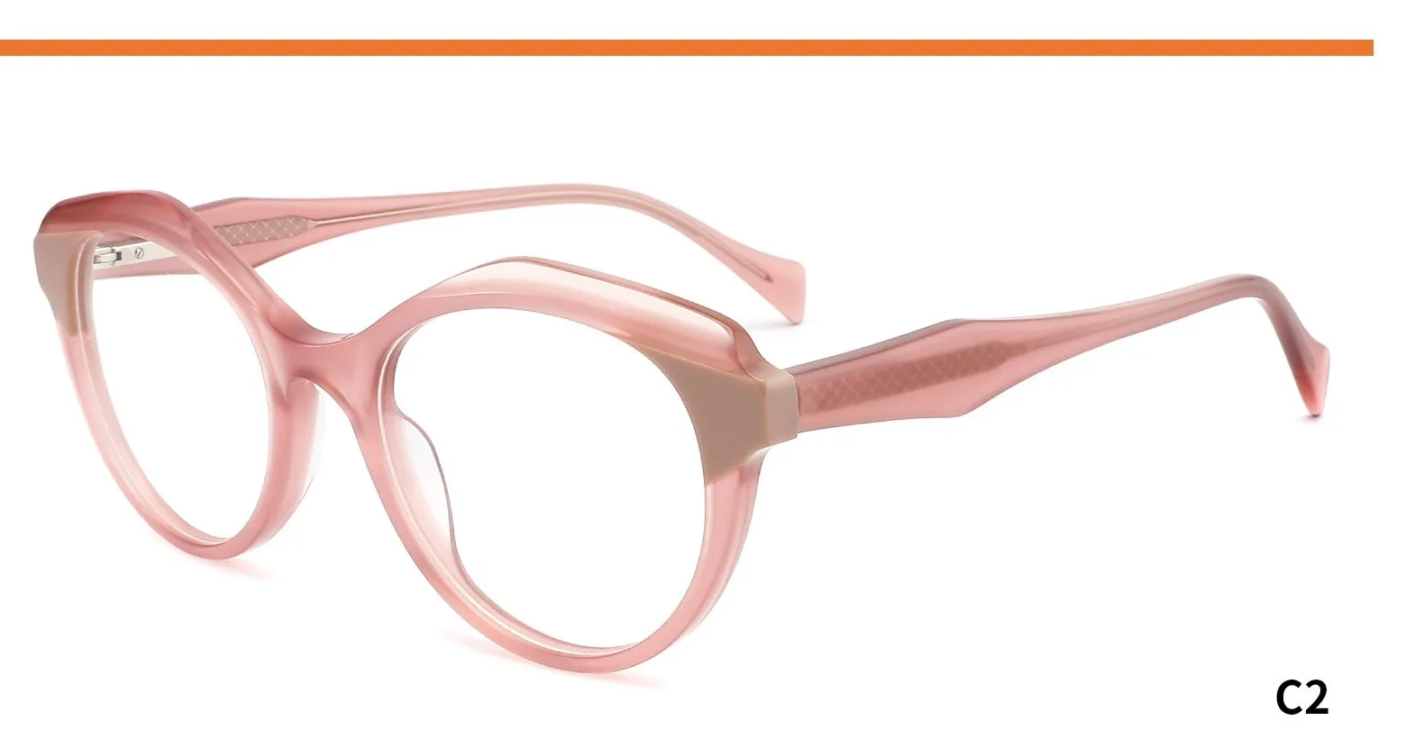 YG21285 C2 C2 photographed sample acetate optical frame