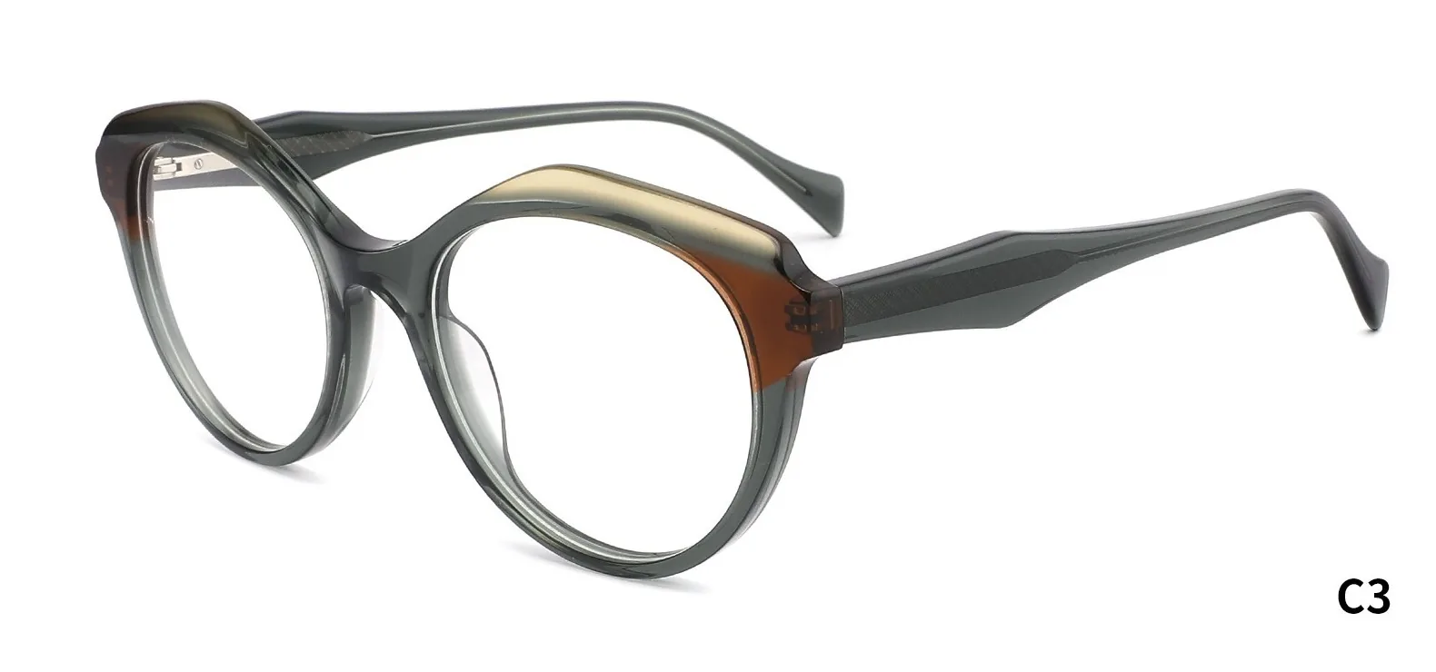 YG21285 C3 C3 photographed sample acetate optical frame