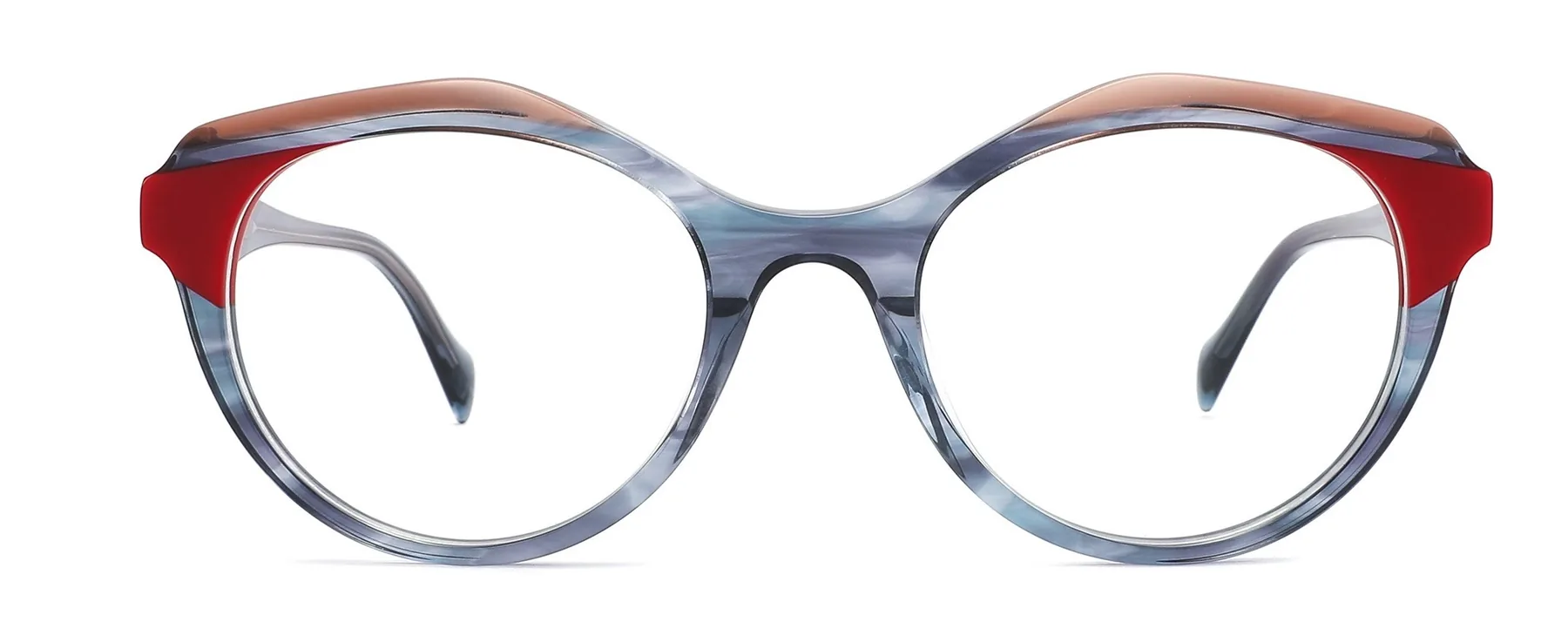 YG21285 acetate optical frame front view