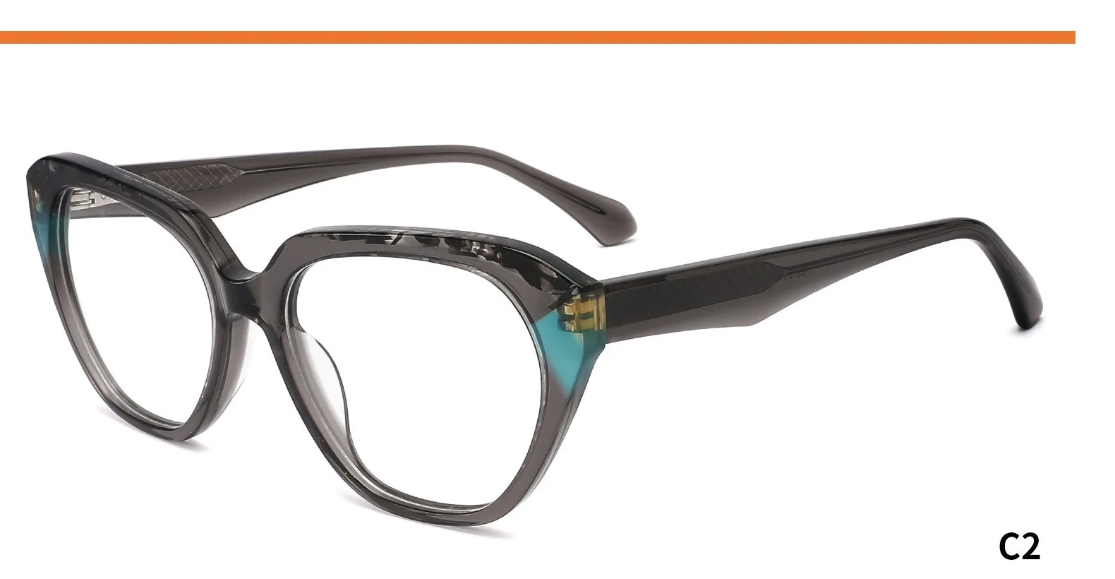YG21287 C2 C2 photographed sample acetate optical frame