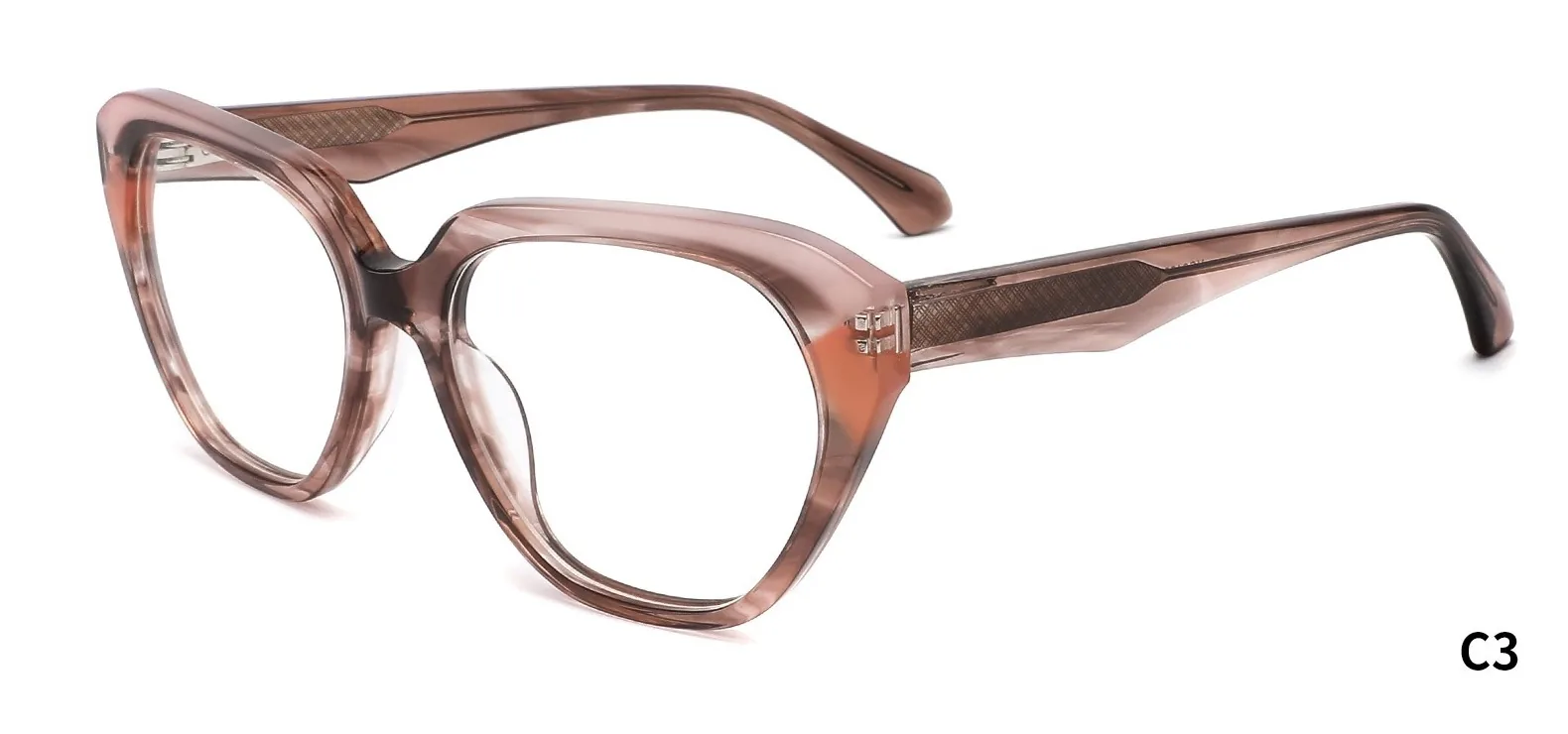 YG21287 C3 C3 photographed sample acetate optical frame