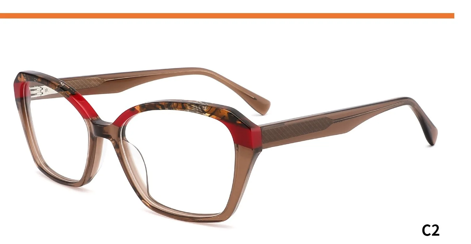 YG21288 C2 C2 photographed sample acetate optical frame