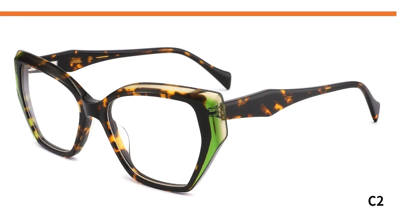 YG21289 C2 C2 photographed sample acetate optical frame