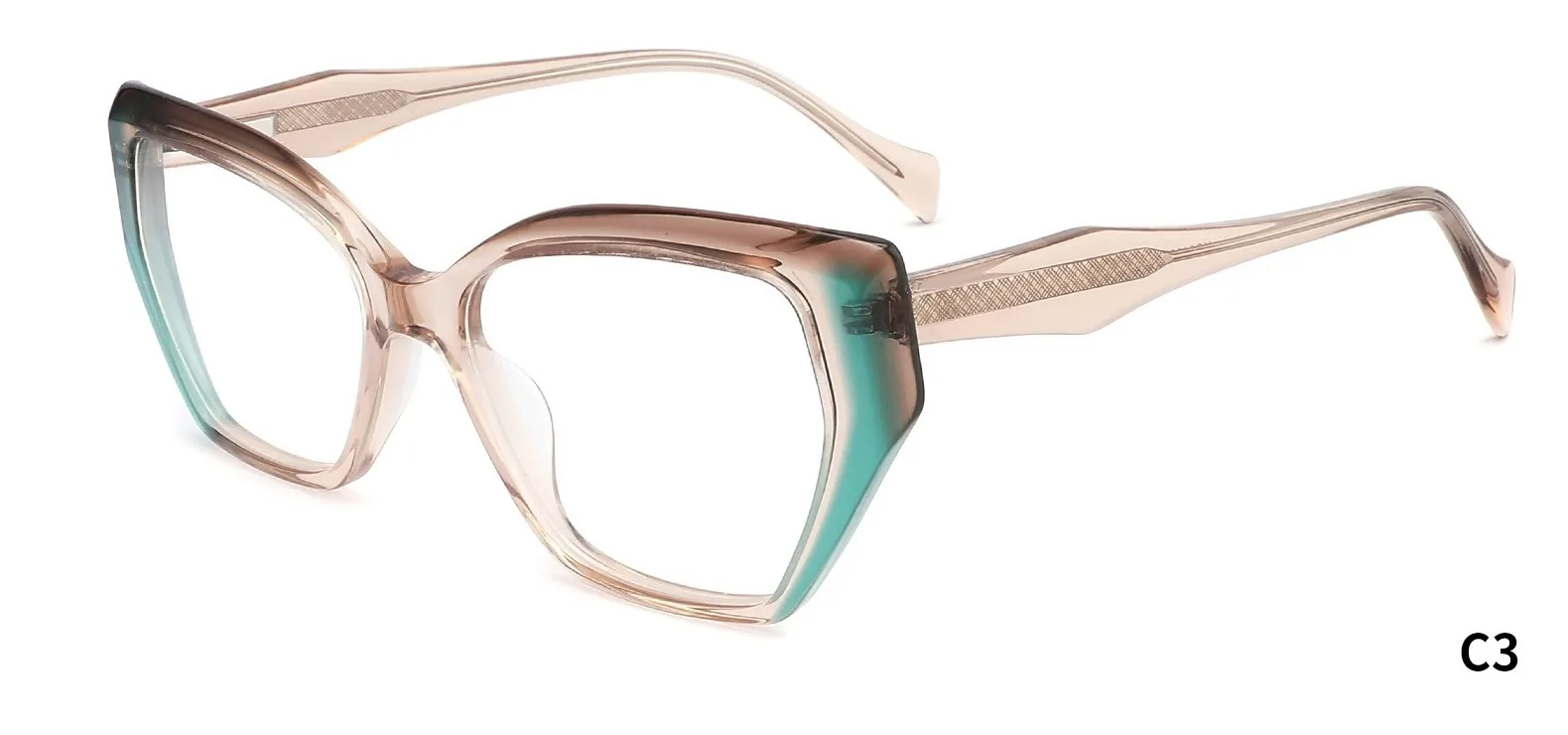 YG21289 C3 C3 photographed sample acetate optical frame