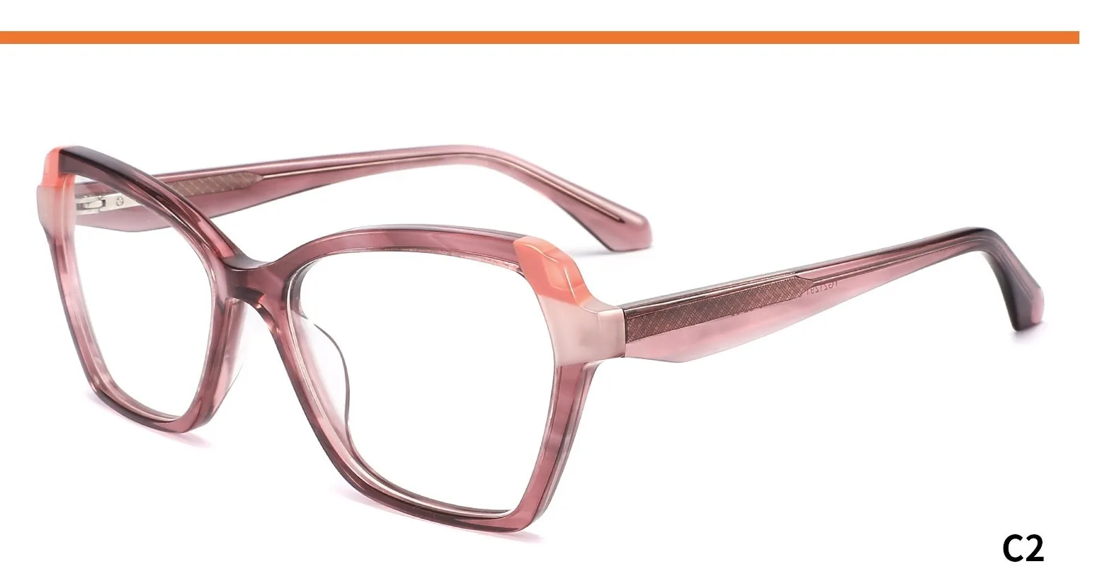 YG21291 C2 C2 photographed sample acetate optical frame