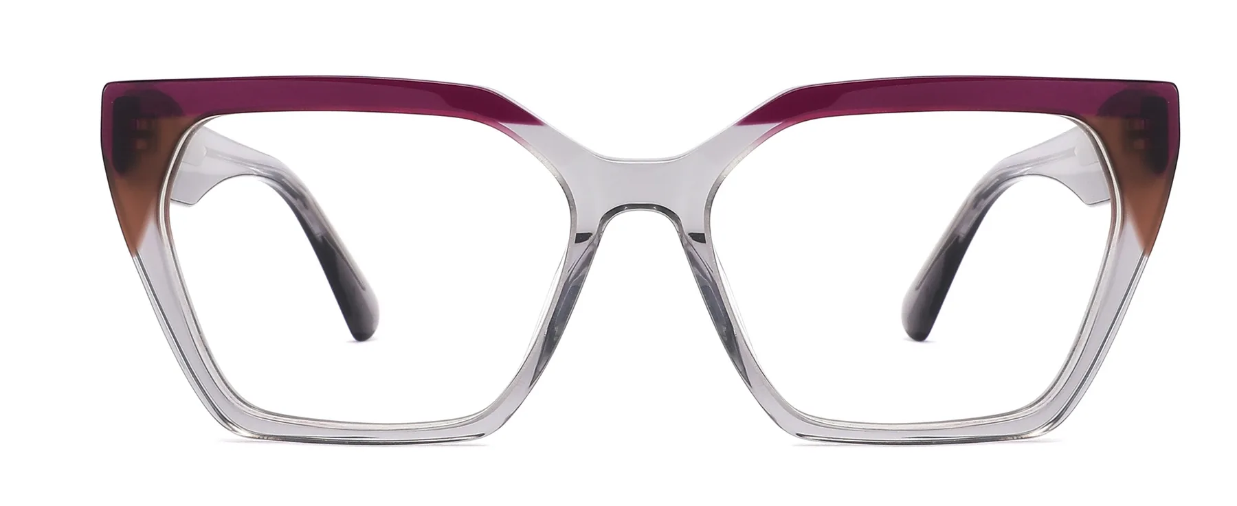 YG78146 acetate optical frame front view